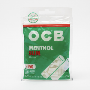 FILTROS OCB MENTHOL SLIM X 150 U