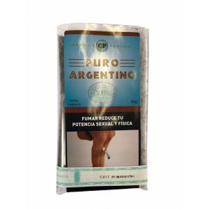 TABACO PURO ARGENTINO VAINILLA x 30 gr