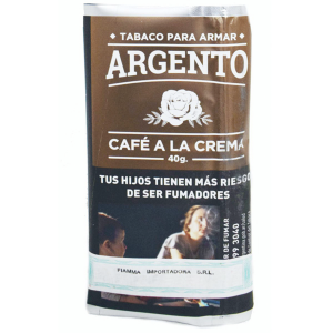 TABACO ARGENTO CAFÉ A LA CREMA x 40 grs
