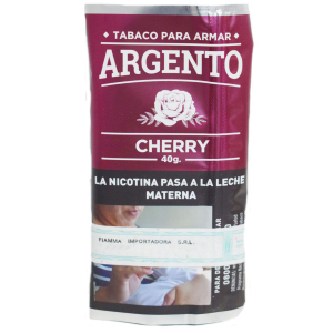 TABACO ARGENTO CHERRY x 40 grs