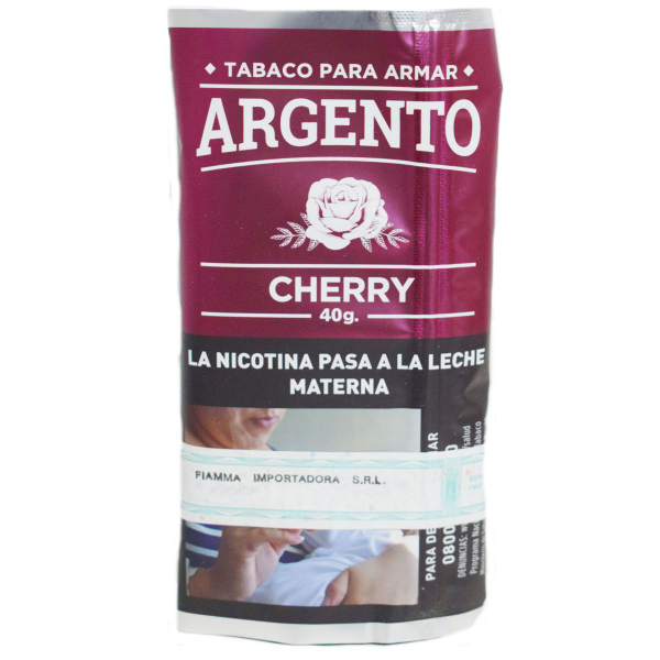 TABACO ARGENTO CHERRY x 40 grs
