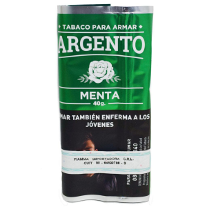 TABACO ARGENTO MENTA x 40 grs