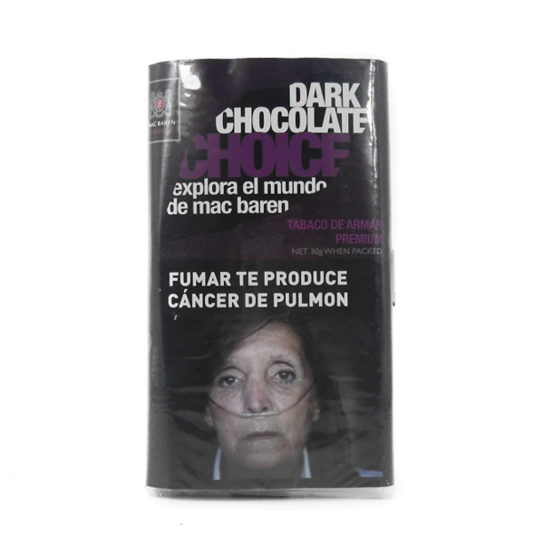 TABACO MAC BAREN CHOICE DARK CHOCOLATE 30 GR