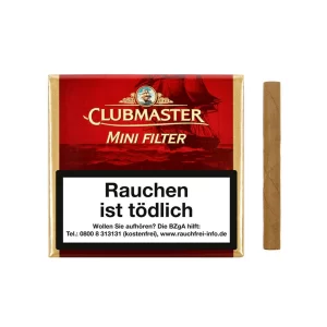 CLUBMASTER MINI RED FILTER X 20 UNIDADES