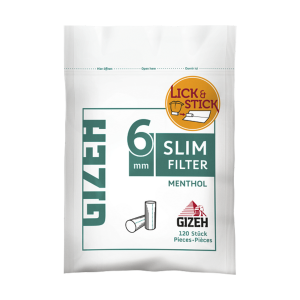 FILTROS GIZEH SLIM MENTHOL X120 U