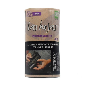 TABACO LAS HOJAS 30 GR PREMIUM UVA