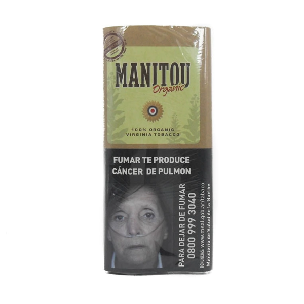TABACO MANITOU VIRGINIA ORGANICO GREEN X 35 GR