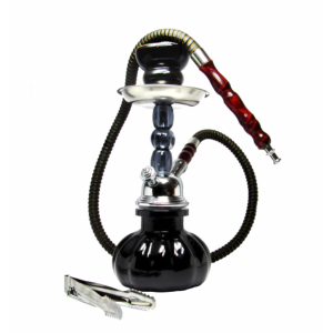 NARGUILE SEUX 1 BOCA 25CM COLOR NEGRO