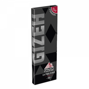PAPELES GIZEH BLACK EXTRA FINE X50 U 1 1/4