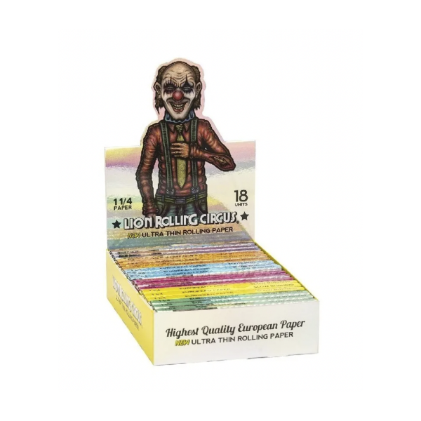 PAPEL LION ROLLING CIRCUS SILVER 1 ¼