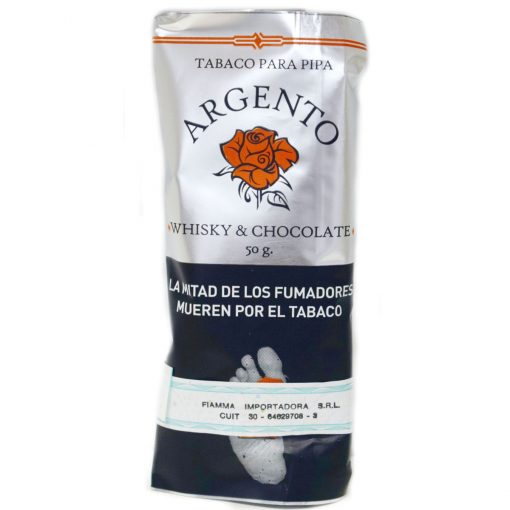 TABACO ARGENTO WHISKY CHOCOLATE x 50 grs