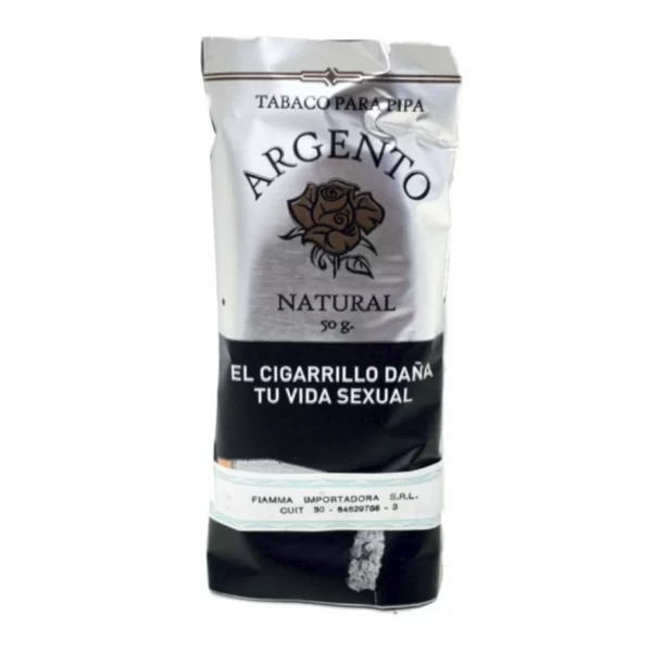 TABACO PARA PIPA ARGENTO NATURAL X 50 grs