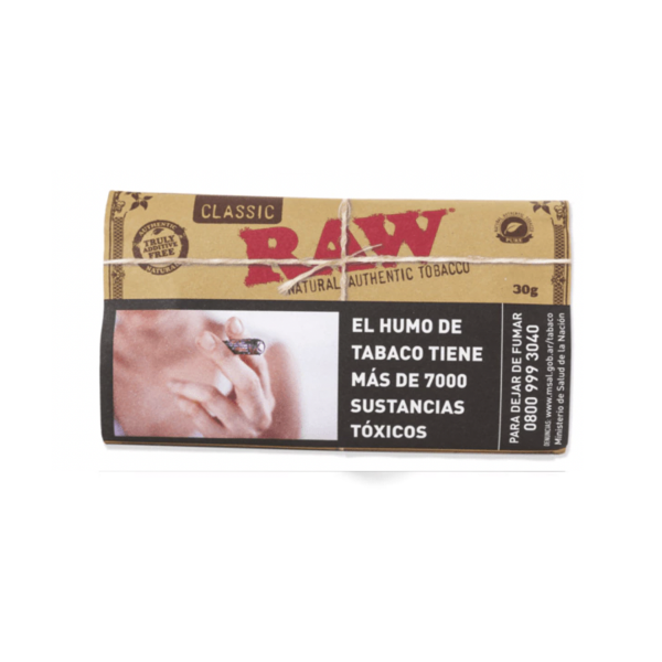 TABACO RAW NATURAL CLASSIC X 30 GR