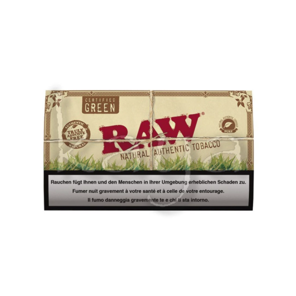 TABACO RAW GREEN ORGANICO X 30 GR