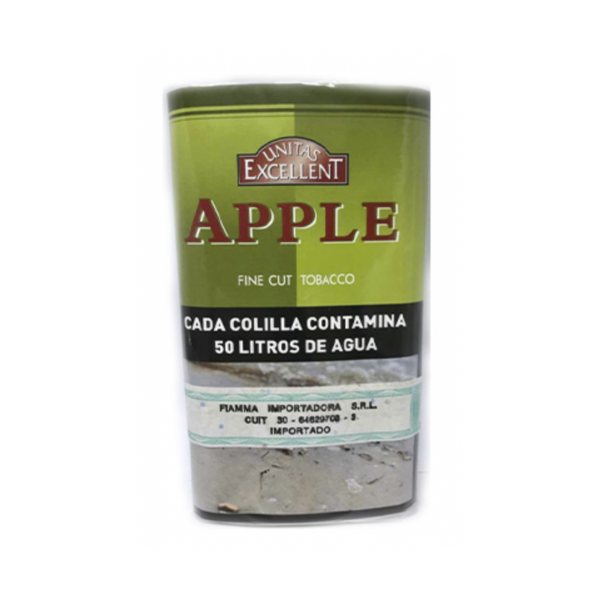 TABACO UNITAS EXCELLENT APPLE X 30 GRS
