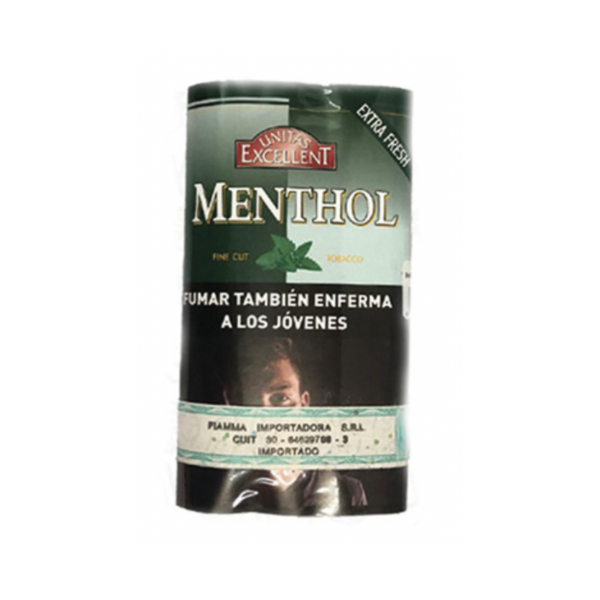 TABACO UNITAS EXCELLENT MENTHOL X 30 GRS