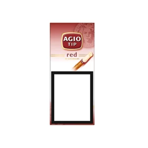 CIGARROS AGIO TIP RED X 10 UNIDADES (CON BOQUILLA)