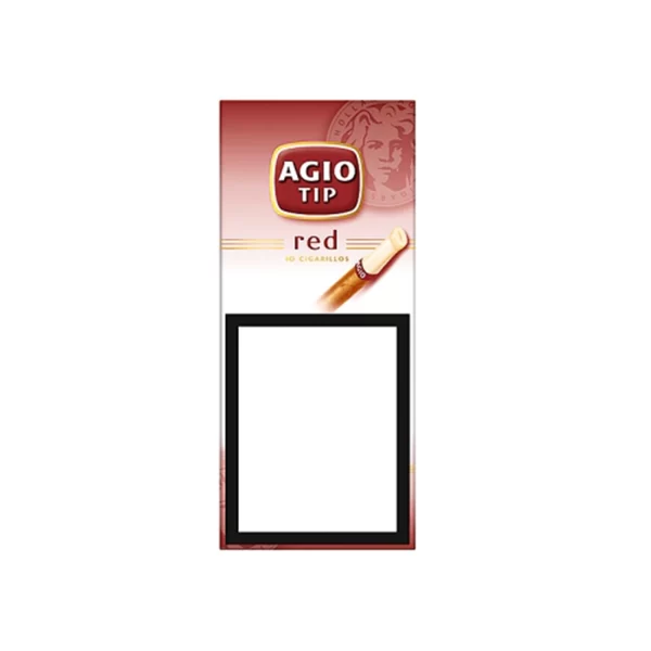 CIGARROS AGIO TIP RED X 10 UNIDADES (CON BOQUILLA)