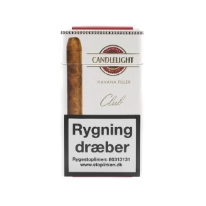 CIGARROS CANDLELIGHT CLUB HAVANA FILLER x 10 UNIDADES.