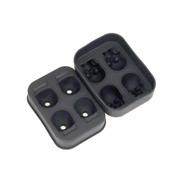 CUBETERA DE SILICONA SCHON SKULL X 4