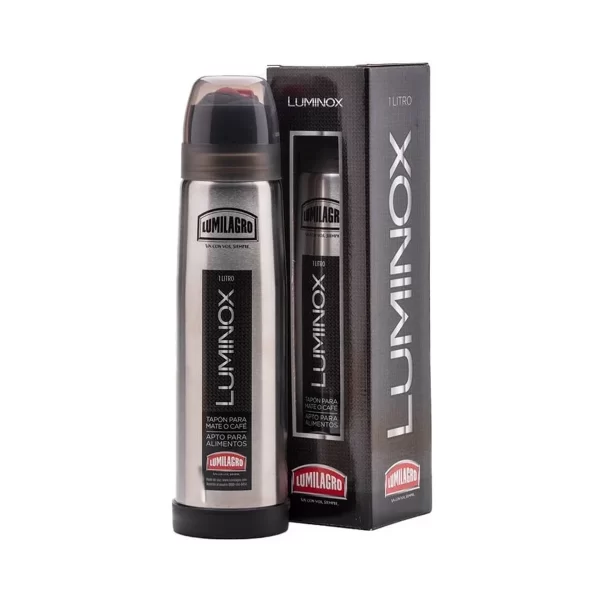 TERMO LUMILAGRO ACERO 1 LITRO LUMINOX