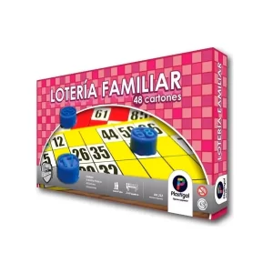 LOTERÍA FAMILIAR (PLASTIGAL) 48 CARTONES