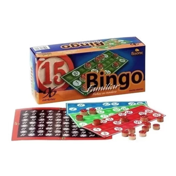 BINGO FAMILIAR (BISONTE) x 96 CARTONES