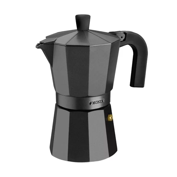 CAFETERA TIPO ITALIANA NEGRA 300ml