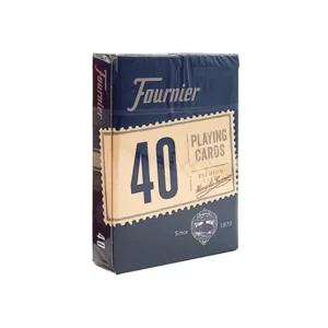 NAIPES POKER FOURNIER 40 AZUL
