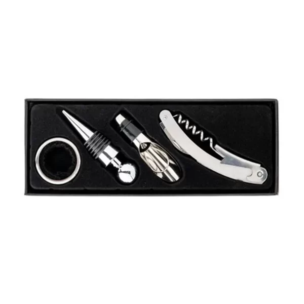 SET DE VINO RECTANGULAR x 4 accesorios-