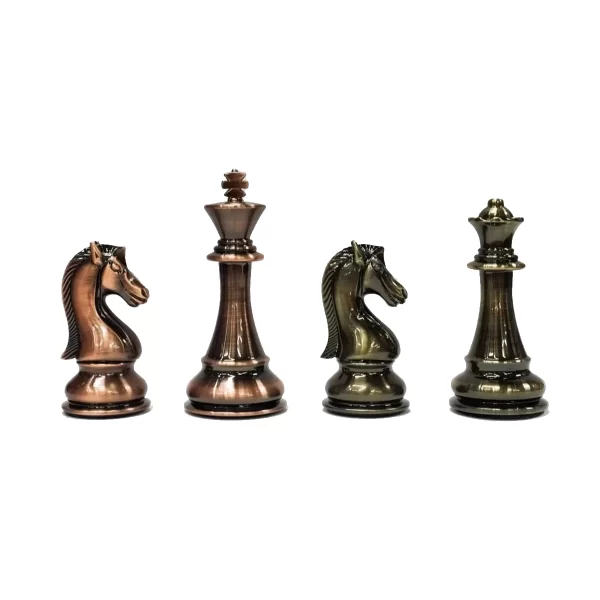 PIEZAS DE AJEDREZ BISONTE PREMIUM COLOR BRONCE