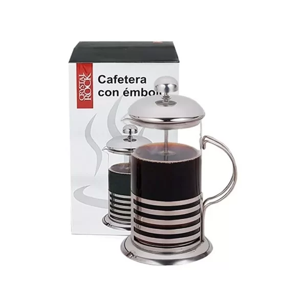 CAFETERA DE PRENSA FRANCESA CRYSTAL ROCK 900ML
