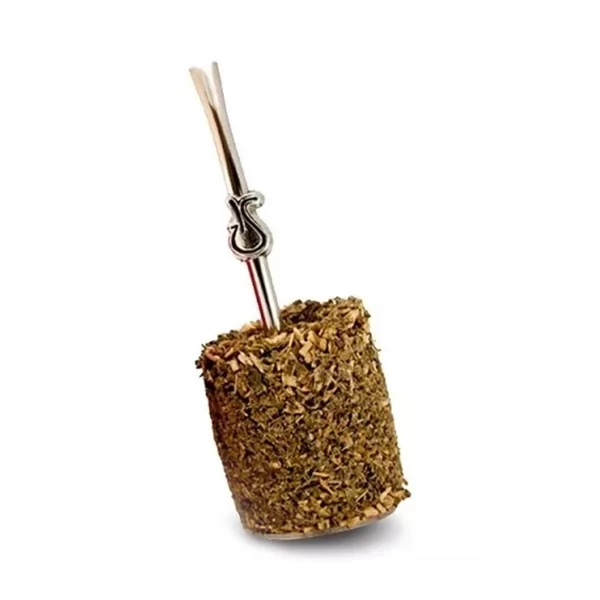 MATE SABIO CON BOMBILLA DE ACERO INOXIDABLE