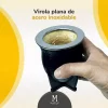 MATE TIPO CAMIONERO DE CUERO